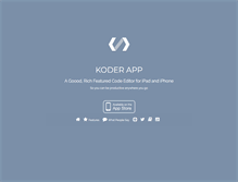 Tablet Screenshot of koderapp.com